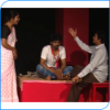 Picture of Drama Presentations by students as a part of semester exams in Marathi