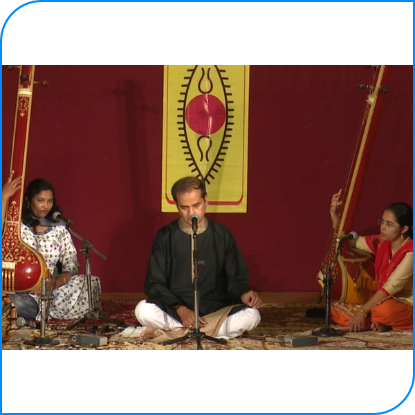 Picture of Dhrupad concert of Pt. Uday Bhawalkar jointly organised by SPIC MACAY Delhi and Lalit Kala Kendra