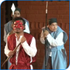 Picture of  A play 'Khaduche Ringan' by students of Lalit Kala Kendra in Marathi 