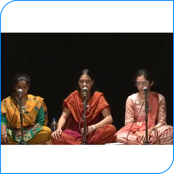 Picture of  'Swarvarsha' a concert on bandishes depicting monsoon 