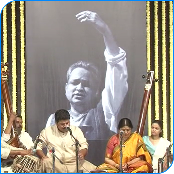 Picture of   Pt. Kumar Gandharva and a concert on his bandishes 